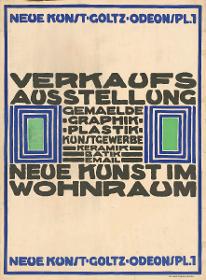 Neue Kunst im Wohnraum, Verkaufsausstellung Goltz