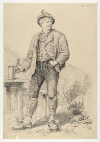 Bauer aus Tegernsee in Tracht