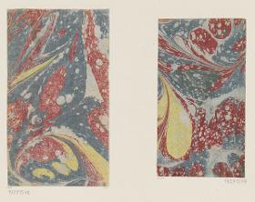 Gezogenes Marmorpapier