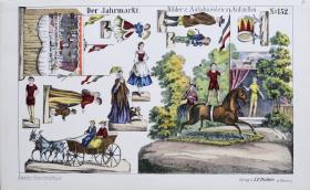 Der Jahrmarkt. Bilder zum Ausschneiden u. Aufstellen. Kannings Ausschneidebögen.