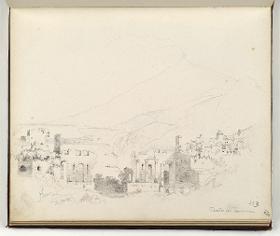 Das Theater von Taormina (Skizzenbuch Seite 15)