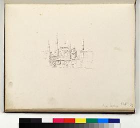 Die Hagia Sophia in Konstantinopel (Skizzenbuch Seite 17)