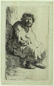 Selbstbildnis als Bettler