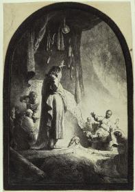 Die Auferweckung des Lazarus (große Platte)