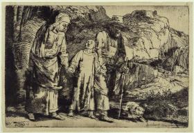 Christus kehrt mit seinen Eltern vom Tempel zurück