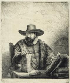 Porträt des Predigers Cornelis Claesz. Anslo
