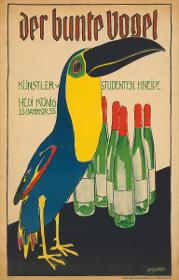 Der bunte Vogel. Künstler und Studenten Kneipe