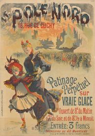 Le Pole Nord. Patinage perpétuel sur vraie glace