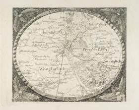 Landkarte von Magdeburg. aus: Polyautographise Zeichnungen