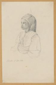 Ägypten-Expedition, Korusko, Portrait eines Jungen mit Fez