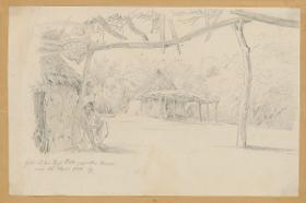Ägypten-Expedition, Meroë, Hütte aus dem Dorf Keli