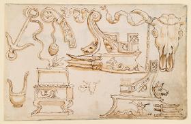 Motive eines augusteischen Frieses aus San Lorenzo fuori le Mura
