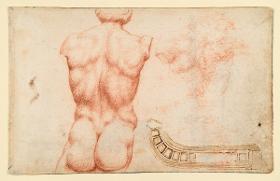 Studien aus der Sammlung Santacroce (Torso) und vom Palast Santacroce (Türeinfassung)