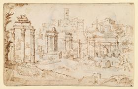 Forum Romanum, vom Palatin aus gesehen