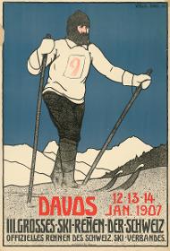 3. Großes Skirennen der Schweiz. Davos 1907