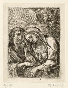 Maria als Schmerzensmutter und Johannes der Evangelist