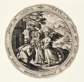 Loth und die beiden Engel
