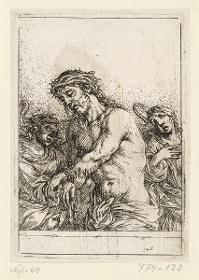 Nach der Geißelung Christi lösen Engel die Bande