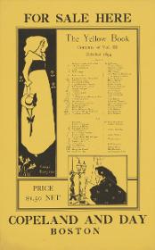 For sale here the Yellow Book Contents of Vol. III October 1894