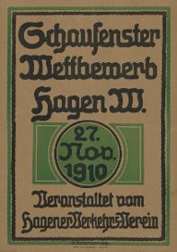 Schaufenster-Wettbewerb 1910. Hagener Verkehrsverein