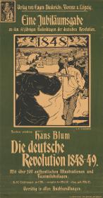 Verlag Eugen Diederichs. Jubiläumsausgabe Hans Blum Die Deutsche Revolution 1848-49