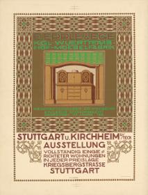 E. Epple & Ege. Ausstellung Königliche Württembergische Hof-Möbelfabrik