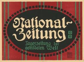 National-Zeitung Tageszeitung der gebildeten Welt