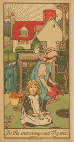 In the Morning Sow They Seed. Panneau décoratif aus der Serie "The Child's Garden"