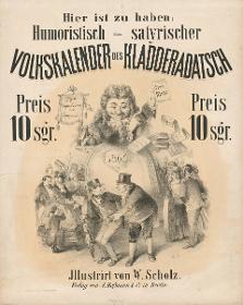 Humoristisch-satirischer Volkskalender des Kladderadatsch 1865