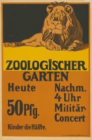 Zoologischer Garten. Militär-Konzert