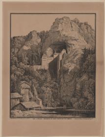Das Schloss Prediama in Krain