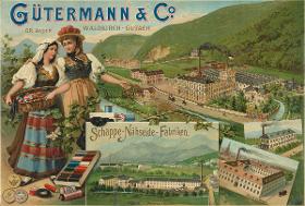 Gütermann & Co. Waldkirch-Gutach. Schappe-Nähseide-Fabrik