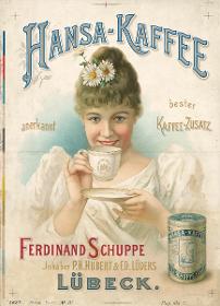 Hansa-Kaffee. Anerkannt bester Kaffee-Zusatz
