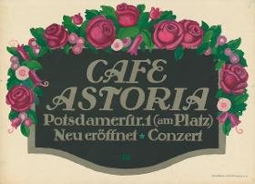 Cafe Astoria. Potsdamerstraße 1 Berlin