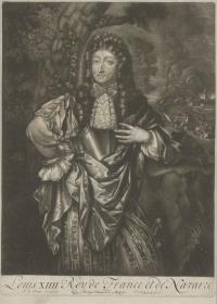Porträt des Ludwig XIV. König von Frankreich