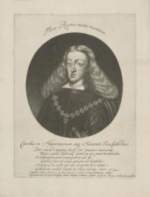 Porträt des Karl II., König von Spanien