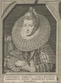 Porträt der Isabella Clara Eugenia, Infantin von Spanien