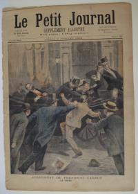 Le Petit Journal, Nr.189 - Supplément Illustré - Assassinat du Président Carnot - Le crime.