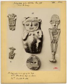 Goldobjekte aus der Sammlung Dr. Casas, Antigüedades de los Chibchas Lam. XIV