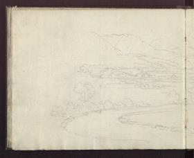 Ideale südliche Landschaft in der Art einer "Weltenlandschaft"