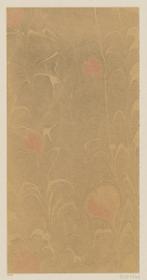 Marmorpapier (mit floralen Motiven)