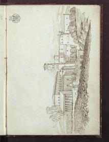 Ansicht von San Lorenzo fuori le mura mit Kloster