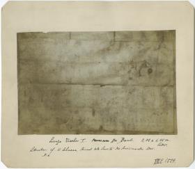 Bildhanschrift "Lienzo Vischer I"