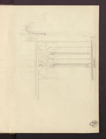Köln. dom. Teilstück des inneren Laufganges, wohl vom nördlichen Querschiff / Detail der Querhauswände