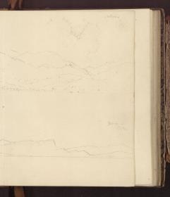 Salerno vom Meer gesehen & Gebirge bei Paestum