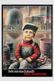 Gebt mir eine Zukunft! keine Atomenergie