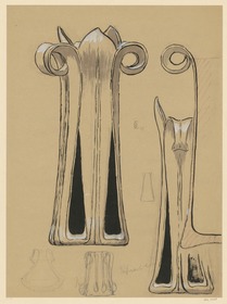 Entwürfe für eine Blumenvase