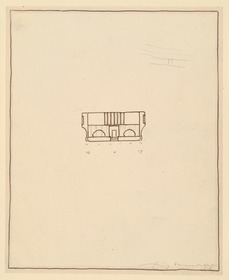 Imaginäre Skizze für eine Villa für Erich Mendelsohn, angefertigt an der russischen Front