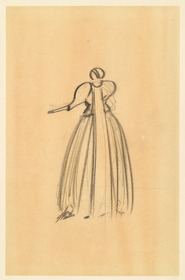 Kleiderentwurf für Luise Mendelsohn