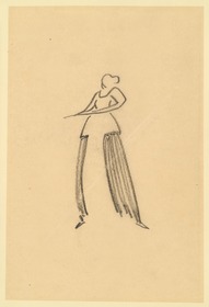 Kleiderentwurf für Luise Mendelsohn